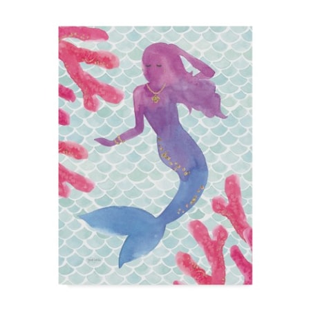 Jenaya Jackson 'Mermaid Friends I' Canvas Art,18x24